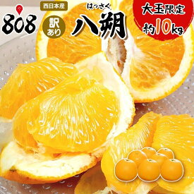 【送料無料】【西日本産】訳あり　八朔　大玉限定　約10kg(北海道沖縄別途送料加算)