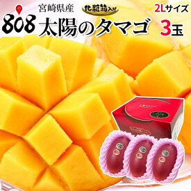 【送料無料】【宮崎県産】太陽のタマゴ 化粧箱入 2Lサイズ3玉（350g〜459g×3玉）(北海道沖縄別途送料加算)