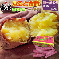 【送料無料】【徳島県産】秀品　新物　なると金時　里むすめ　選べるサイズ　約1kg 約3kg 約5kg(北海道沖…