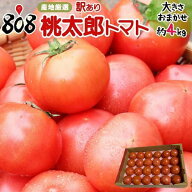 【送料無料】【産地厳選】訳あり 桃太郎トマト 大きさおまかせ　約4kg(北海道沖縄別途送料加算)