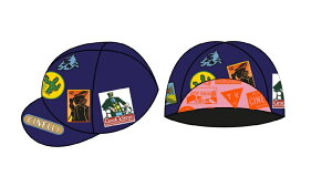 CINELLI (`l) Ventile ( x^C ) 75th Anniversary cycling cap (75NLOTCNO ) Lbv