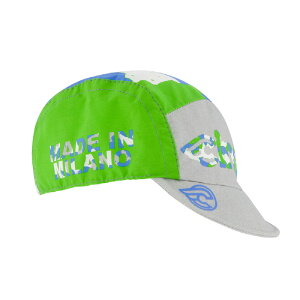 yzCINELLI (`l) CAP EXPLORER GLOBAL CYCLING GREEN AND BLUE Lbv