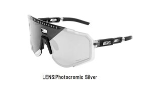 �y���������zSCICON SPORTS AEROSCOPE (�V�[�R�� �X�|�[�c �G�A���X�R�[�v ) FRAME:Crystal Gloss Photocromic Silver �T���O���X