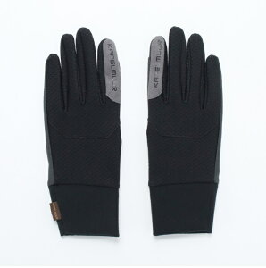 【在庫処分】KAPELMUUR (リオン ド カペルミュール)防風サーモグローブ ブラック 2023