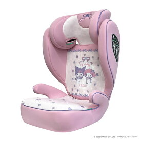 ハイバックジュニア マイメロディ＆フラワー100cm〜150cm ジュニアシート R129 小学生 孫 女の子 プレゼント ブースターシート おでかけ 簡単 取付 R-129 r129