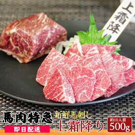 送料無料 新鮮馬刺し 上霜降り刺し 500g詰め合わせパック(80-120g×5P前後) （馬刺し専用醤油付き）あす楽 赤身 馬刺し 小分け プレゼント 馬肉 ブロック 馬刺し プレゼント 父の日 肉 グルメ 母の日 お歳暮 肉 お取り寄せ グルメ ギフト