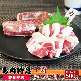 送料無料 新鮮馬刺し 上霜カルビ刺し 500g 50g個食包装 （馬刺し専用醤油付き）あす楽 赤身 馬刺し 小分け プレゼント 馬肉 ブロック 馬刺し プレゼント 父の日 肉 グルメ 母の日 お歳暮 肉 お取り寄せ グルメ ギフト