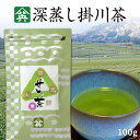 【600円クーポン】緑茶 せん茶・紫 山英 100g 深蒸し茶 掛川茶 静岡茶 日本茶 残留農薬0 お茶 煎茶 茶葉 緑茶 冷えとり 冷え取り【メール便3個まで】 841[I:3/10]