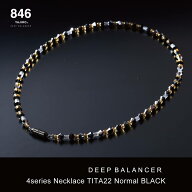 スポーツネックレス 846YAJIRO-ヤジロ- 4シリーズネックレス ブラック 846ネックレス リカバリー 疲労回…