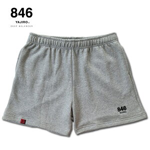 �X�E�F�b�g�p���c �����Y ��100 846YAJIRO �X�|�[�c�E�F�A NEW Sweat Half Pants Gray (Unisex) �X�E�F�b�g �n�[�t�p���c �p���c �R�b�g�� �X�|�[�c�p���c �J�W���A�� �O���[