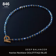 スポーツネックレス 846YAJIRO-ヤジロ- 4シリーズネックレス ブルー 846ネックレス リカバリー 疲労回復 …