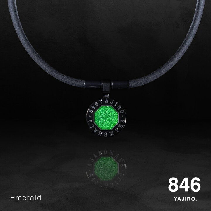 楽天市場】846YAJIRO スポーツネックレス SHAMBHALA Necklace Emerald 
