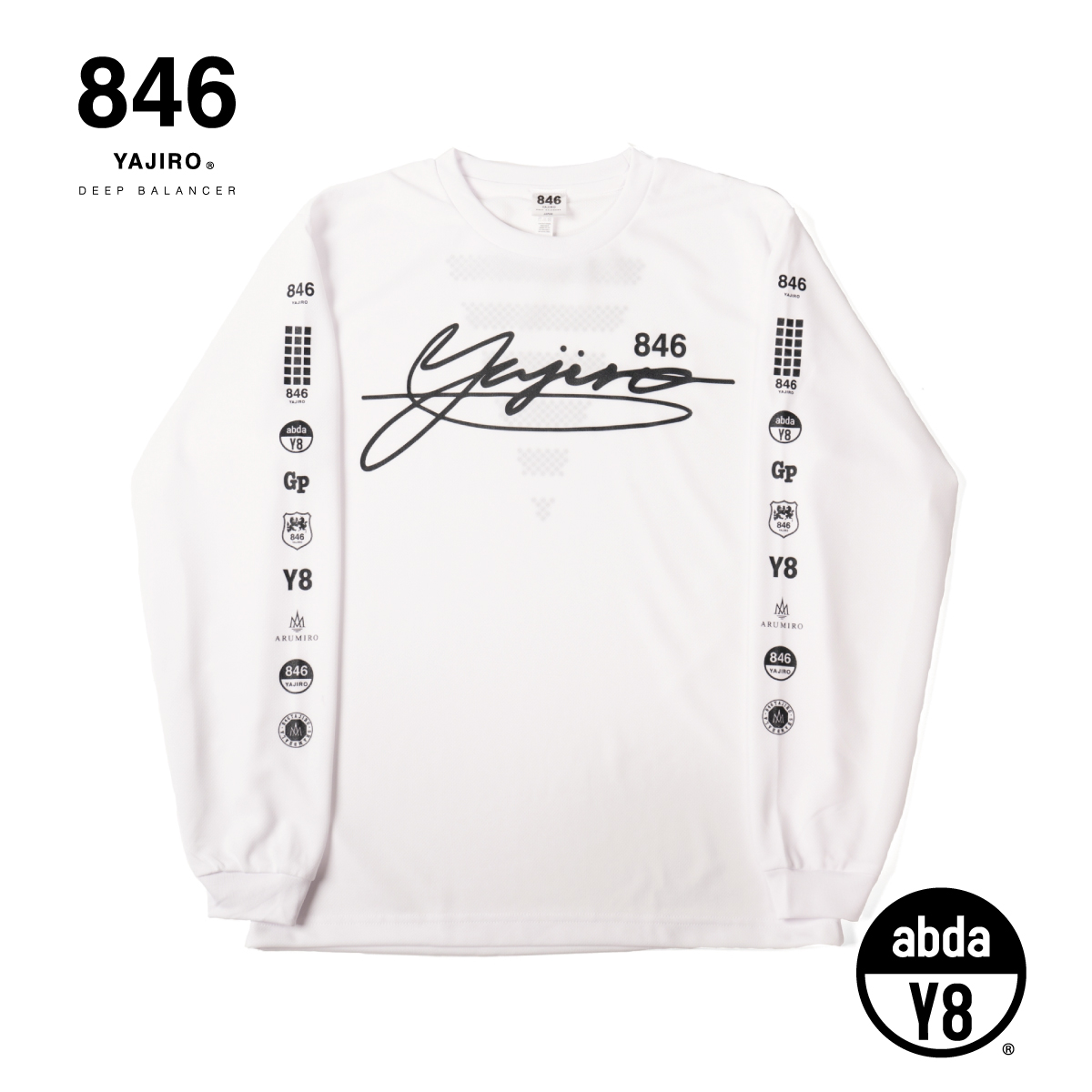 【楽天市場】846 スポーツウェア Dry Long T-shirt WHITE(Unisex 