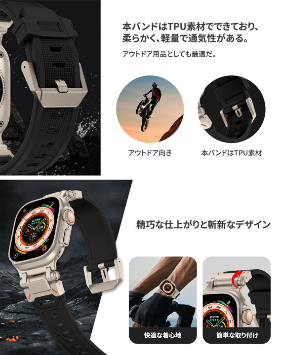 楽天市場】アップルウォッチ Ultra2 バンド 49mm 45mm 44mm 42mm 交換  