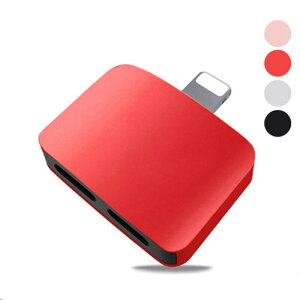858shop 2|[gtiPhoneCzϊA_v^ CzWbN I[fBI wbhz C^tF[X Lighting 1 TO 2 ϊA_v^[ Adapter Audio WbN [d iPhone7 iPhone7 PlusȂǑΉ 2Ao