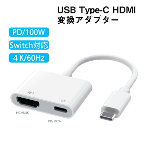 858shop USB Type-C HDMI ϊA_v^ yVo[Wz^Cv C HDMI ϊA_v^ 4K fo ݒsv 100W}[d for iphone15 16 hdmi tv ϊP[u o xȂ av/TV Thunderbolt3Ή 