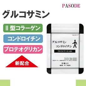 サプリ グルコサミン プロテオグリカン コンドロイチン 2型コラーゲン 日本製 90粒 22日分 国産 送料無料 サプリメント 魚 フィッシュ コラーゲン 健康 若々しく お試し