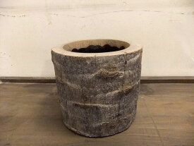 天然木の鉢カバー【ナチュラル インテリア ディスプレイ 小物入れ 花屋 花 造花 サボテン プリザーブドフラワー 観葉植物 多肉植物 鉢 枯れない花 花束 ギフト 誕生日 還暦 プレゼント 女性 お祝い 新築祝い】