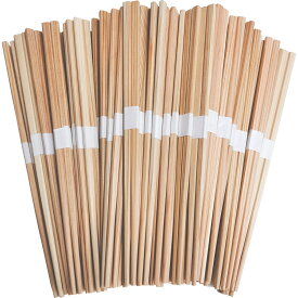 半赤　杉 箸9寸(24cm)　白帯巻　100膳