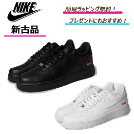 【 NIKE ( ナイキ ) 】 　新古品　 Supreme × Nike Air Force 1 Low 2colors スニーカー　厚底　 靴 　定番　★NIKEのショッパー（紙袋）付き★