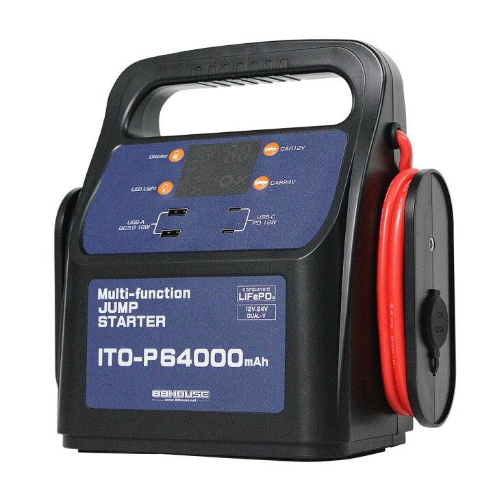 楽天市場】☆【送料無料】 88HOUSE ITO-P64000 リン酸鉄リチウム 