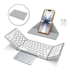 �yBluetooth+2.4GHz�z�L�[�{�[�h ���C�����X �܂肽���� Bluetooth �L�[�{�[�h ���{��z�� �^�b�`�p�b�h �e���L�[�t�� �u���[�g�D�[�X �L�[�{�[�h iOS Mac Windows�Ή� iPad iPhone �p�\�R�� �^�u���b�g 3��
