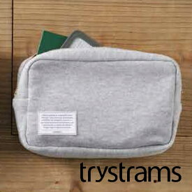 trystrams/トライストラムス　ポーチ　[Sサイズ]　グレー　コクヨ　THM-MM06M