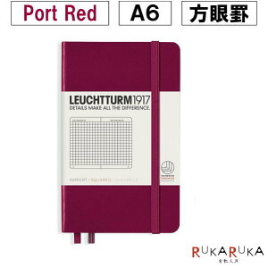 *݌Ɍ* r LEUCHTTURM1917(CqggD) m[g |PbgTCY A6 Spuared(r) 2019N VF|[gbh(Port Red) 1896-359702 ylR|Xz Mtg j VЉl  