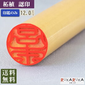 個人用印鑑 認印・銀行印 柘植【12mm 印鑑のみ】楷書体 古印体 行書体 テン書体 印相体 隷書体 カナ カタカナ ローマ字必需品 安い 柘 木 人気 定番 受取印 判子 ハンコ 外国 外国人 N_0
