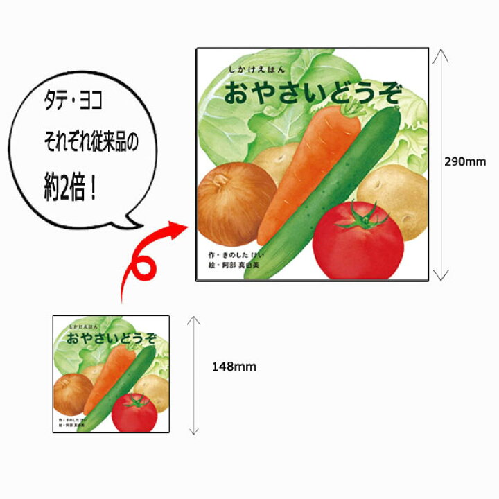 楽天市場】【大型絵本】 おやさいどうぞ コクヨ 10-KE-AC32-2 *NG 