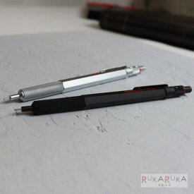 rOtring 600《ロットリング》メカニカルペンシル[0.5mm]全2色　ブラック（黒）／シルバー　ロットリング　113-190444*【ネコポス可】［M便 1/30］マルチペン 多機能　ペン シャーペン 製図　シンプル　おしゃれ　シャープペンシル クリエイター エンジニア