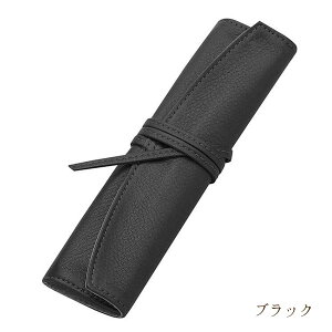 Pensemble ペンサンブル ロールペンケース ロングタイプ 1ポケット ブラック/レッド/ブラックレッド ≪化粧箱入≫ パイロット 140-PSR102* *ネコポス不可*1本挿し ペンシース 太軸対応 万年筆 牛革