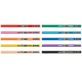 PonkyPENCIL＜ポンキーペンシル＞ 単色 [全12色] 三菱鉛筆 30-K800.** 色鉛筆 ソフトな書き味