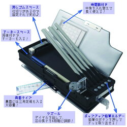 ★当店オリジナル★2ドアケズール筆入れ男の子(ライン)クツワ320-CZ032BK*ネコポス不可*