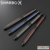 【 名入れ対応可 -レーザー彫刻-】ゼブラ シャーボX ダークトーン ST3 多機能ペン ＜替え芯付き（エマル…