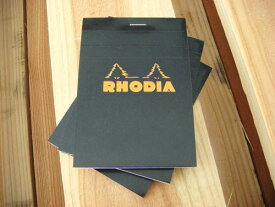 RHODIA《ロディア》 ブロックロディアメモ No.12 [ブラック] クオバディス ロディア 1117-CF122009 【ネコポス可】