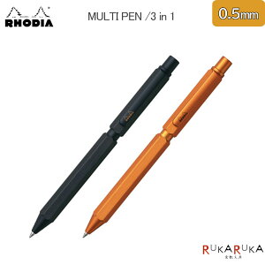 fBA/RHODIAscRipt MULTI PEN 3in1 ubN/IW{[y(E)/V[vy0.5mm fBA 1117-CF9342/9340ylR|Xz[M 1/3]@\ }`y Vv X}[g  