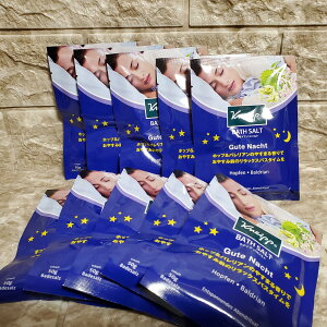 クナイプ バスソルト 10包セット グーテナハト ホップ&バレリアン ローズマリー&タイム ハッピーフォーミー ネロリ グーテエアホールング お試し 個包装 トライアル