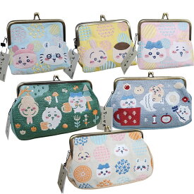 がま口ポーチ 畳刺繍 がま口ミニポーチ ちいかわ ハチワレ うさぎ モモンガ くりまんじゅう 古本屋