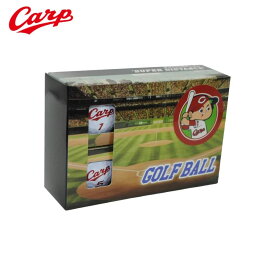広島東洋カープ ゴルフボール（6個入り）ホワイト [HCBA-4774] ゴルフ用品 レザックス LEZAX ラッピング可