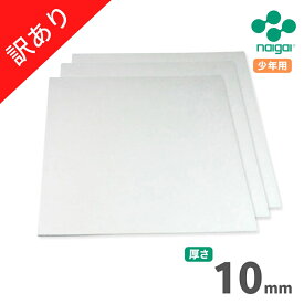 【アウトレット】ナイガイ 少年用 ゴム塁(ルイ)ベース 10mm 3枚組 訳あり ラッピング不可
