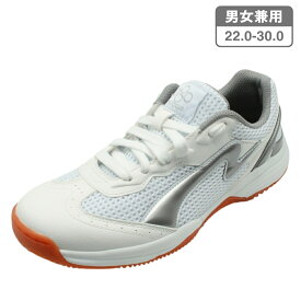 【TUFTOP】体育館シューズ [TT-6000] ホワイト/シルバー ※紐(白色)別添 キッズ ジュニア メンズ レディース 子供 大人 白 幅広 ローカット 歩きやすい 疲れない 滑りにくい 室内 大学 高校 中学 小学生 学校 ホワイト スニーカー 靴 男女共有