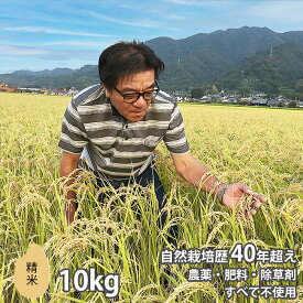 新米 令和5年 無農薬 米 自然栽培 稲本 一号 精米 白米 10kg 新米 令和5年 産 自然農法 無農薬米 一等 一等米 熊本県 産 送料無料