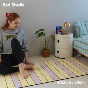 �y2026SS�V��z�y���{�����u�����h�z8ed Studio �X�g���b�`�}�b�g Lemon ���K�}�b�g ��61cm ��80cm ���L 8mm �傫�� �ɂ��Ȃ� �h�� �L���Ȃ� �g���[�j���O�}�b�g �s���e�B�X ��g�� �؃g�� ����p �C��