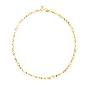 BAR JEWELLERY �o�[ �W���G���[ CHUNKY BELCHER NECKLACE GOLD �`�����L�[ �x���`�F�� �l�b�N���X 18K�S�[���h ���f�B�[�X �v���[���g �a���� �L�O��