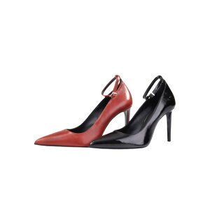 �y5/9-16 �|�C���g10�{+�ő�1���~OFF�z AMI PARIS �A�~ �p���X STILLETOES 9 CM HEEL FSV604.882 �X�g���b�v �q�[�� �p���v�X ���U�[ �u���b�N �u���E�� ���f�B�[�X ��i �V���v�� ������� �u�����h