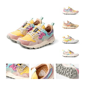 [3,000円クーポン対象&ポイント5倍 11日まで] FLOWER MOUNTIAN フラワーマウンテン 001-2017817-01 YAMANO 3 WOMAN SUEDE/NYLON ヤマノ スニーカー