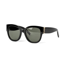 [3,000円クーポン対象&ポイント5倍 11日まで] SAINT LAURENT サンローラン サングラス SL M95/F ブラック グレー オーバーサイズ アセテート UVカット メンズ レディース ユニセックス 新品 ギフト プレゼント