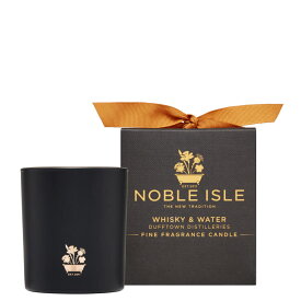 [ポイント5倍 11日まで] NOBLE ISLE ノーブルアイル CD190.017 WHISKY & WATER CANDLE フレグランスキャンドル アロマキャンドル ルームフレグランス 200g ギフト メンズ レディース