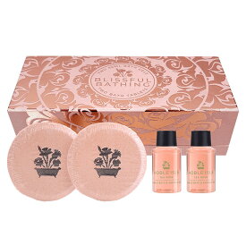 [ポイント5倍 11日まで] NOBLE ISLE ノーブルアイル GS300.001 BLISSFUL BATHING バス ギフトセット 入浴剤 シャワージェル ティーローズ プレゼント メンズ レディース